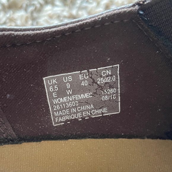 Clarks Women's Brown Leather Shoes - Picture 5 of 6